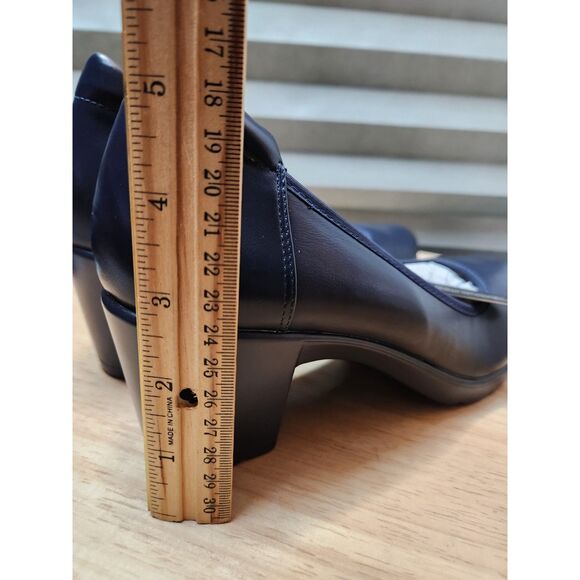 Athlefit Women’s Slip‑On Heels | Blue Dress Shoes | Size 8.5 - Picture 9 of 10